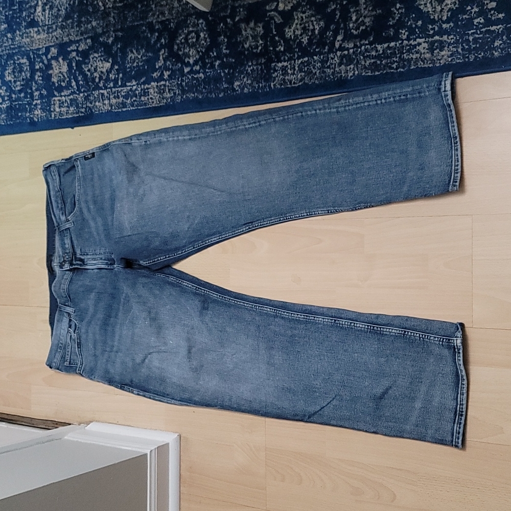 Silver Jeans Men's Eddie Straight Fit Stretch Jeans 38x32